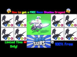 Adopt me shadow dragon code; How To Get A Free Neon Shadow Dragon In Adopt Me Roblox Youtube