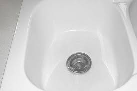 how to clean a white cast iron sink