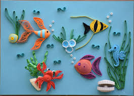 3d Quilled Aquarium Quilling Paper Craft Quilling Designs Paper Quilling Jewelry