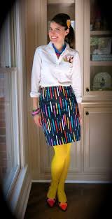 Cassie Stephens Diy A Standardized Testing Fashion Statement Art Teacher Outfits Teacher Dresses Teacher Outfit