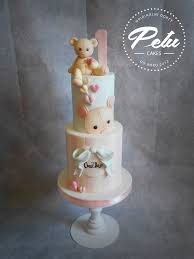Fotka Petu Cakes Baby Birthday Cakes Teddy Cakes Tea Party Cake