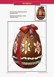 Anda bisa membuat telur satu warna, namun sedikut tambahan. Mewarnai Gambar Telur Paskah Download Kumpulan Gambar