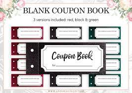 Printable Coupon Book Template Blank Vouchers Best Friends Etsy In 2021 Printable Coupon Book Coupon Book Coupon Template