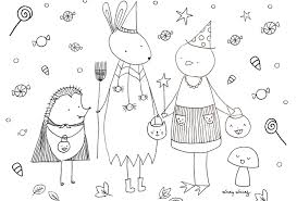 See more ideas about halloween coloring, halloween coloring sheets, halloween coloring pages. Cute Halloween Coloring Pages To Print And Color Skip To My Lou