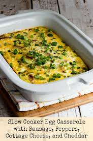 You can also freeze the cooked leftovers! Slow Cooker Sausage And Egg Casserole Kalyn S Kitchen
