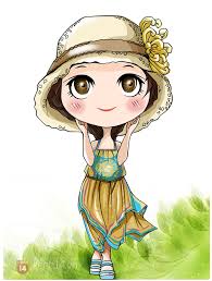 Image result for tranh vẽ cô gái tóc ngắn