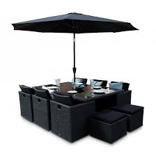 Woburn Black Rattan Cube Outdoor Furniture 10 Seater Set Quality Black Rattan Garden Furniture In 2020 Cube Furniture Garden Furniture Sets Outdoor Furniture