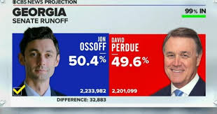 Senate in two january runoff elections. Democrats To Control Senate As Ossoff Warnock Win Georgia Elections