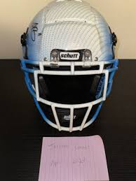 AJ Brown Titans Authentic F7 Schutt Hydro Helmet