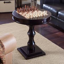 Rst Espresso Artisan Chess Table Www Hayneedle Com Chess Table Chess Board Table Mixed Dining Chairs