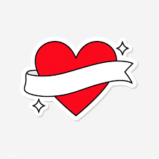 Download Premium Vector Of Red Heart Banner Design Vector 2034505 Banner Design Heart Banner Red Heart Stickers