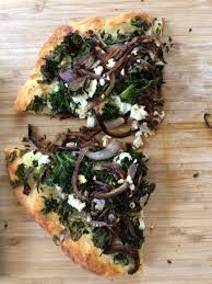 Feta Kale Onion Pizza Feta Onion Pizza Kale