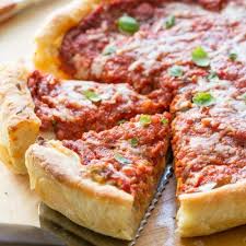 Chicago Style Deep Dish Pizza Recipe In 2020 Deep Dish Pizza Recipe Chicago Style Deep Dish Pizza Chicago Deep Dish Pizza