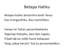 Betapa Hatiku Berterima Kasih Chord Sedang