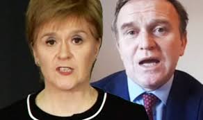 Ms sturgeon apologised for the breach and told msp's: Nicola Sturgeon Slapped Down For Demanding Face Masks Worn Despite Limited Value Tv Radio Showbiz Tv Express Co Uk