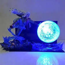 Jiraiya Legendary Sannin Giant Rasengan Blue Flash Ball Diy 3d Led Lig Anime Lamps Anime