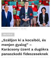 Orbán viktor azért fog újra győzni mert ő doktor,karácsony gergely meg nem? Karacsony Uzent A Dugoban Uloknek Szalljatok Ki Es Menjetek Gyalog Vadhajtasok
