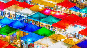 Night Market Night Market Bangkok Vacation