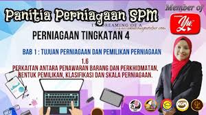 Start studying perniagaan tingkatan 4 (bab 1). Volume Up Perniagaan T4 Bab 1 1 6 Perkaitan Antara Barang Dan Perkhidmatan Bentuk Pemilikan Youtube