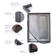Magnetic screen door with heavy duty magnets and mesh curtain lets you enjoy the breeze in your house leaving doors open, without. Diy Magnetic Insect Screen Mosquito Net Door Window Curtain Mesh With Frame Shopee Malaysia