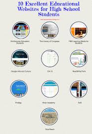 10 Excellent Educational Websites For High School Students Educational Websites High School Education Websites For Students