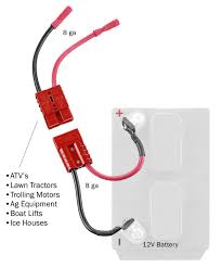 Lawn Tractor And 12 Volt Trolling Motor Connection Rce12vbltk Trolling Motor Lawn Tractor Kayak Accessories