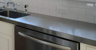 However, soon enough, we came to think of stainless steel and figured it would be pretty awesome to have that for counters. Stainless Steel Countertops Hammer Hand