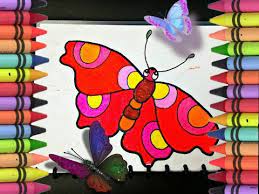 Kumpulan gambar mewarnai bunga dan kupu kupu cantik untuk anak. Mewarnai Kupu Kupu Dengan Crayon Gambar Mewarnai Hd