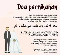 Doa diatas dapat memberikan keberkahan kepada orang yang baru menikah, dan doa baik pasti akan allah balas dengan kebaikan pula. Nimi Projek Doa Yang Baik Untuk Rakan Rakan Kita Yang Facebook