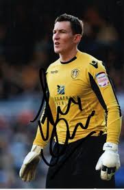 LEEDS UNITED: JAMIE ASHDOWN SIGNED 6x4 ACTION PHOTO+COA