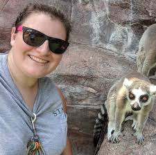 MEET EMILY!!!! She has worked as a primate keeper at Cameron Park Zoo for  almost 7 years! Emily's favorite part of being a zoo keeper is the training  that she does, but