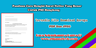 For more information and source, see on this link : Cara Menulis Surat One Month Notice Untuk Bmi Hongkong Zhiang Zie Yie
