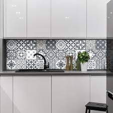 carreaux de ciment adhesif mural azulejos 15 x 15 cm 15 pieces amazon fr cuisine ma interieur de cuisine interieur moderne de cuisine cuisine moderne