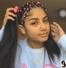 Natural Hairstyles With Rubber Bands Braids Naturalhairstyleswithrubberbands Naturliche Frisur Natural Hair Styles Easy Aesthetic Hair Natural Hair Styles