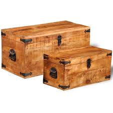 Vintage Wooden Chests Antique Trunk Storage Box Solid Wood Handmade Furniture Wooden Storage Wooden Trunks Wood Trunk
