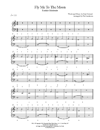 Kaye ballard made the first recording of the song in 1954. Fly Me To The Moon By Frank Sinatra Piano Sheet Music Rookie Level