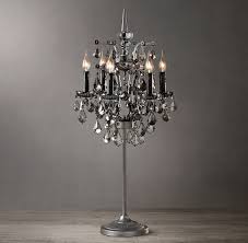 19th C Rococo Iron Crystal Table Lamp In 2020 Crystal Table Lamps Chandelier Table Lamp Crystal Sconce