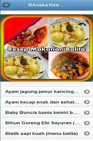 Beberapa anak di bawah lima tahun (balita) hanya mau makan dalam jumlah yang sangat sedikit atau tidak mau makan sama sekali. Aneka Resep Makanan Balita For Android Apk Download