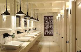 Click here to visit the full article. Bathroom Inspiration Restaurant Bathroom Public Restroom Design Restroom Design