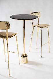 Balok Gold Galvanised Finish Table Base Contract Italian Design By Vela Arredamenti Table Gold Table Coffee Table