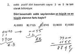 Gur Yayinlari 9 Sinif Gercek Sayilar Denklem Ve Esitsizlikler Uslu Ve Koklu Sayilar Fasikulu Bolunebilme Test 4 Cozumleri Matematik Kitap Cozumleri Matematik Kalesi