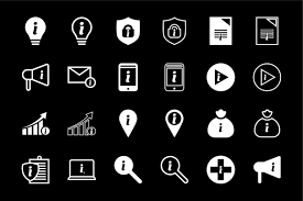 Download Information Icon Set Vector Graphic By Riduwan Molla Creative Fabrica PSD Mockup Templates