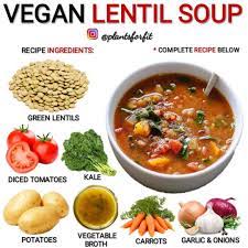 Health Advice Vegan Recipes On Instagram Vegan Lentil Soup What Are Your Favorite Vegan Soups Vegan Lentil Soup Vegan Soup Recipes Vegan Recipes