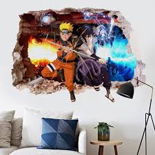 Beberapa di antaranya bisa kamu lakukan sendiri meski tidak memiliki kemampuan menggambar. Detail Gambar 3d Kartun Tiga Dimensi Anime Melalui Dinding Naruto Asrama M