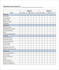 free editable printable chore charts printables and charts