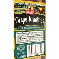 Calories In Sunbursts Sweet Golden Snacking Tomatoes From Nature Sweet