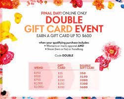 Neiman marcus is pleased to offer complimentary gifts with a range of beauty products starting at only $50. Neiman Marcus Double Gift Card Event Elle Blogs