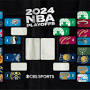 NBA playoff bracket format from www.cbssports.com