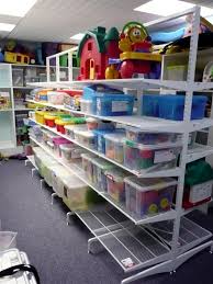 Elfa® office, classic white, freestanding office workflow solution will help you maximise your office space and efficiency. Elfa Storage System Is Perfect For Toy Libraries And Commercial Shelving