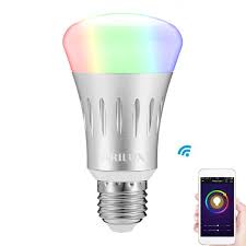 Arilux E27 7w Rgb White Dimmable Smart Wifi Led Light Bulb Works With Amazon Alexa Echo Ac85 265v Led Light Bulb Led Lights Smart Lighting